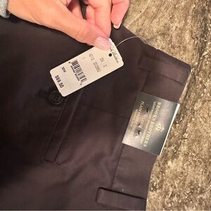 Brooks Brothers Black Clark plain front chino shorts